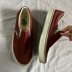 ⚡️2for$40 Used maroon vans womens 9.5